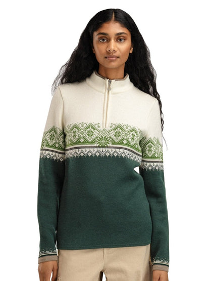 Dale of Norway Moritz Fem Sweater Pinegreen Offwhite Springgreen