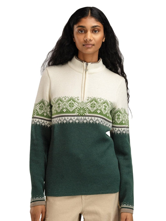 Dale of Norway Moritz Fem Sweater Pinegreen Offwhite Springgreen