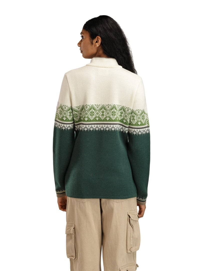 Dale of Norway Moritz Fem Sweater Pinegreen Offwhite Springgreen