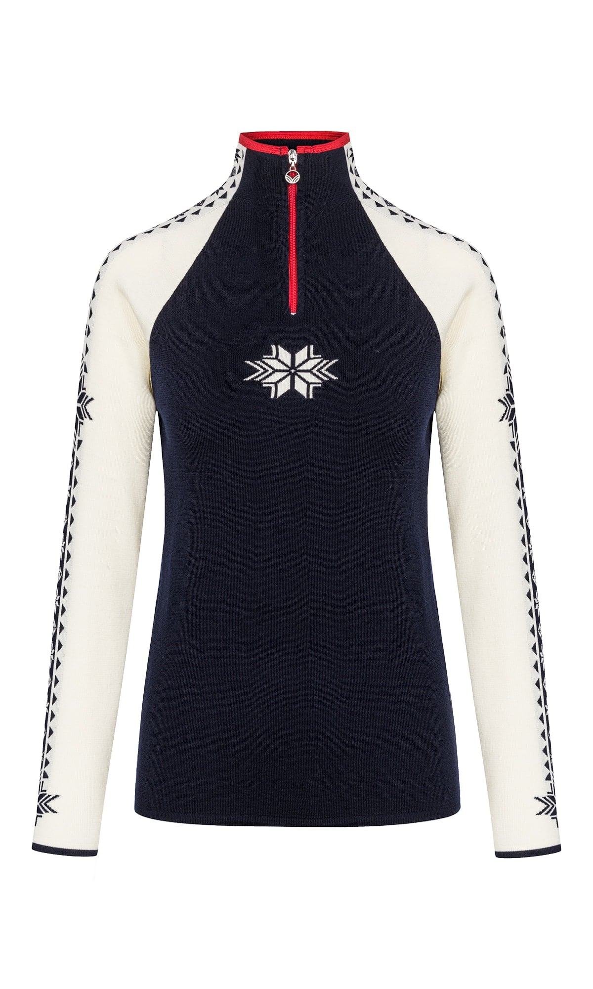 Dale of Norway Geilo Fem Sweater Navy Offwhite Raspberry