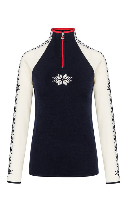 Dale of Norway Geilo Fem Sweater Navy Offwhite Raspberry