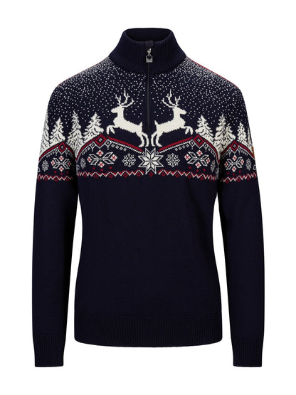 Dale of Norway Dale Christmas Fem Sweater Navy Offwhite Redrose