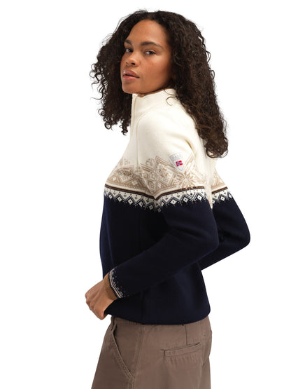 Dale of Norway Moritz Women’s Sweater - Merino Wool NAVY BRONZE BEIGE OFFWHITE