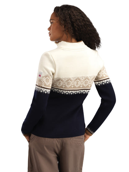 Dale of Norway Moritz Women’s Sweater - Merino Wool NAVY BRONZE BEIGE OFFWHITE