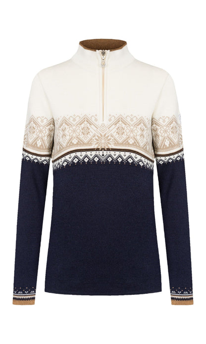 Dale of Norway Moritz Women’s Sweater - Merino Wool NAVY BRONZE BEIGE OFFWHITE