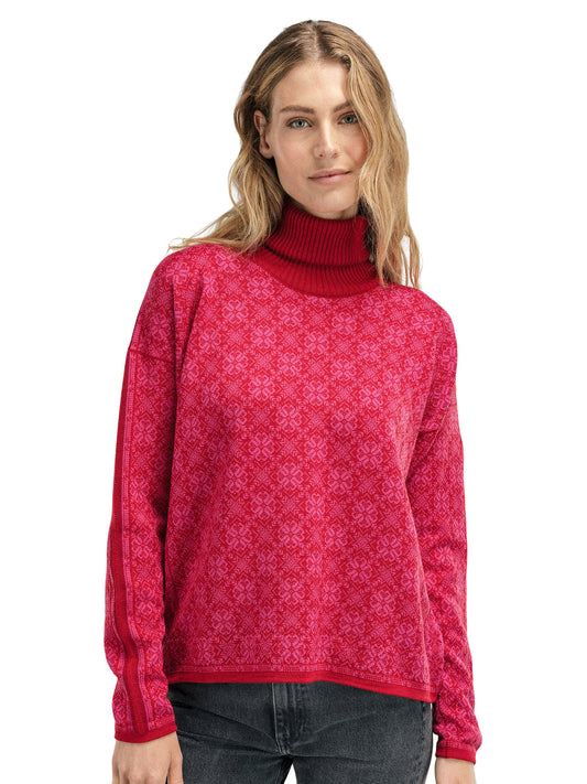 Dale of Norway Firda Fem Sweater Raspberry Allium