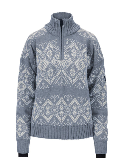Dale of Norway Roset Windproof Women's Sweater Blue Mel. Off White