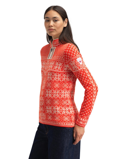 Dale of Norway Peace Women's Sweater Roth Red Sand Mel.