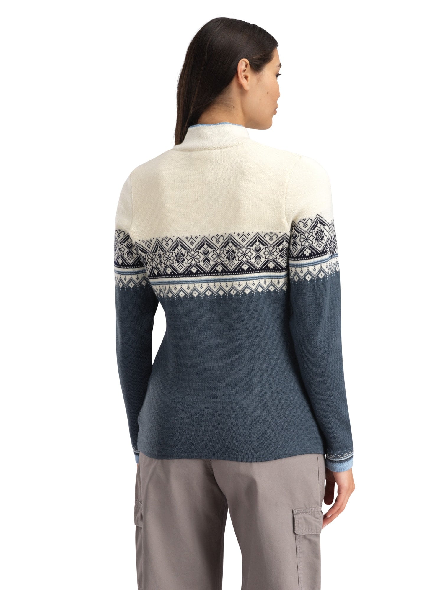 Dale of Norway Moritz Women's Sweater Steel Off White Navy