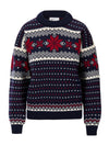 Marine Offwhite Red