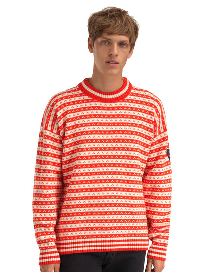 Dale of Norway Skipsleia Unisex Sweater Roth Red Natural White