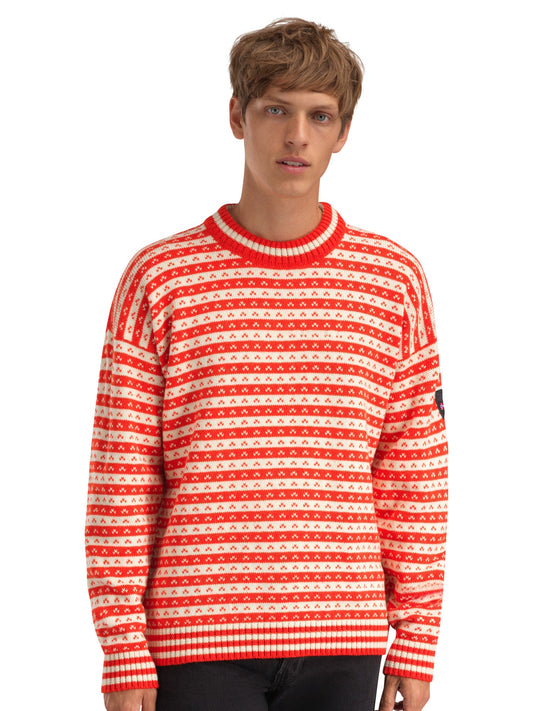 Dale of Norway Skipsleia Unisex Sweater Roth Red Natural White