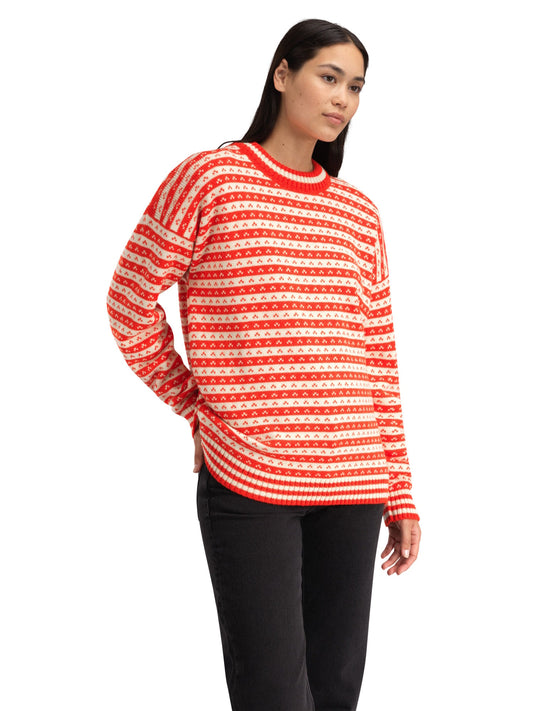 Dale of Norway Skipsleia Unisex Sweater Roth Red Natural White