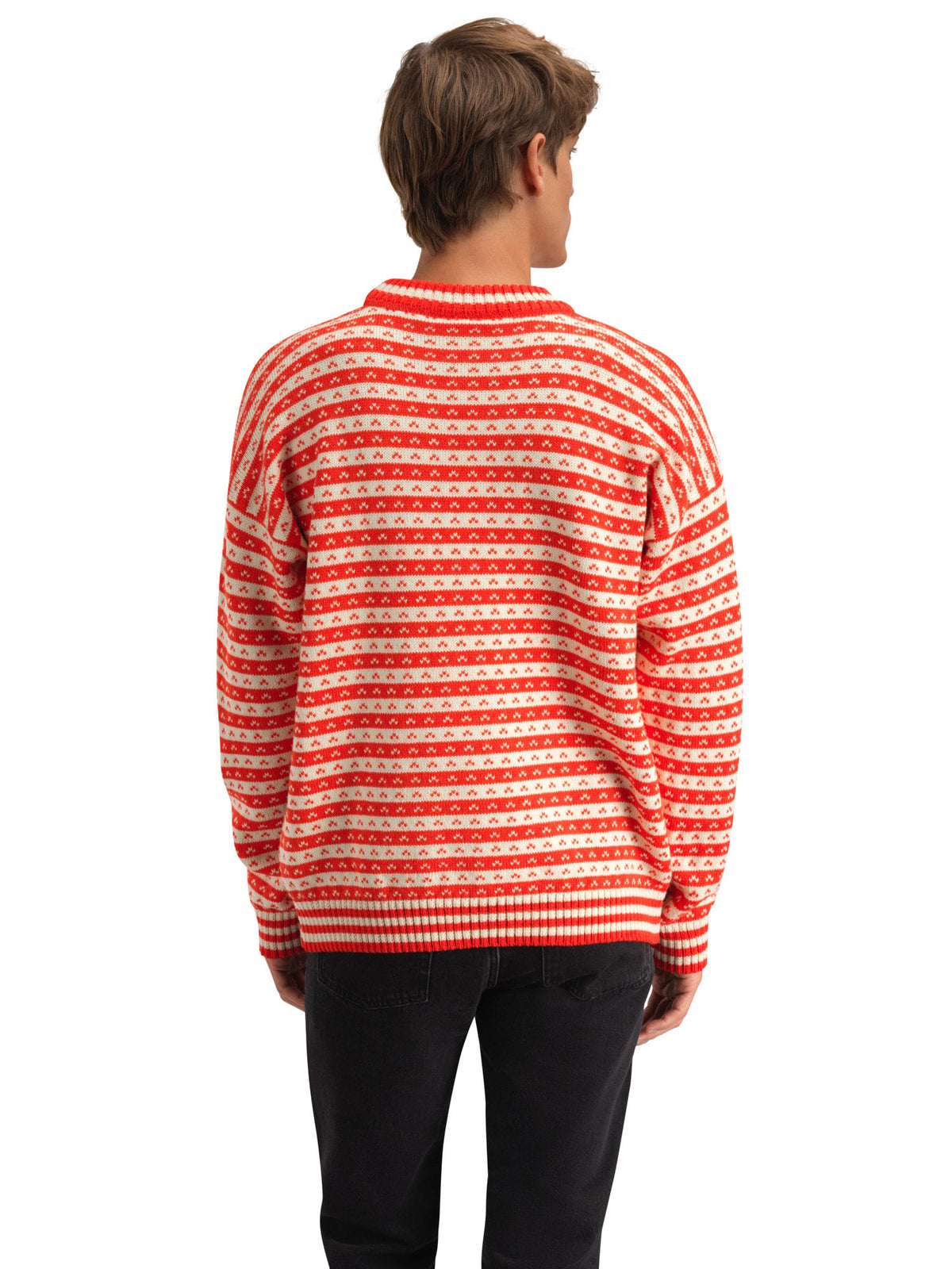 Dale of Norway Skipsleia Unisex Sweater Roth Red Natural White