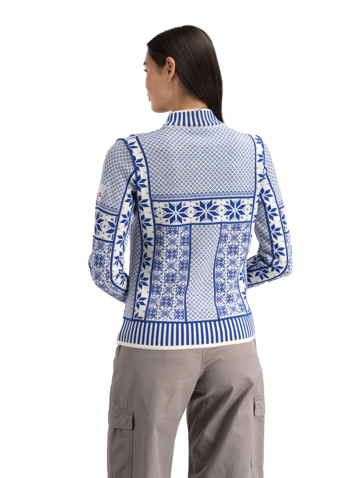 Dale of Norway Vardåsen Feminine Sweater Offwhite Ultramarine