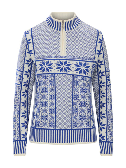 Dale of Norway Vardåsen Feminine Sweater Offwhite Ultramarine