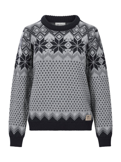 Dale of Norway Vilja Women's Sweater Navy Mid Blue Mel. Steel