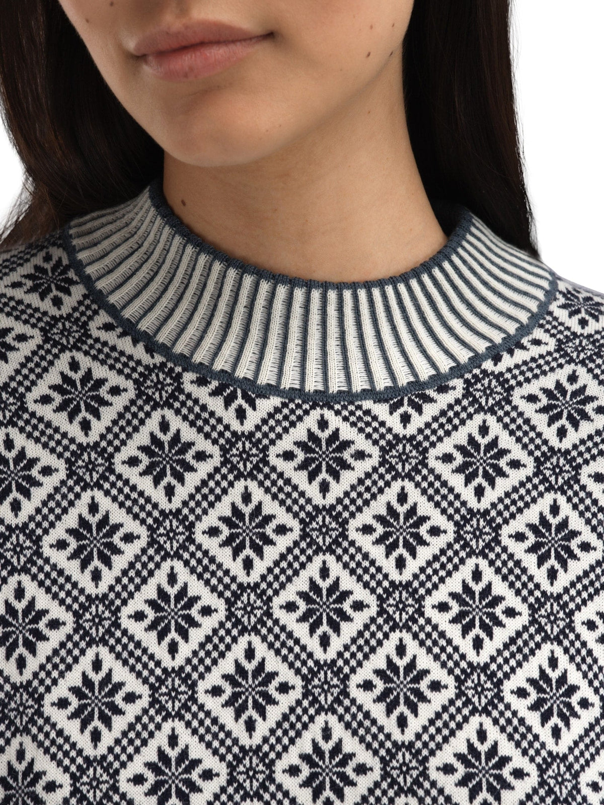 Dale of Norway Langøy Fem Sweater Marine Offwhite