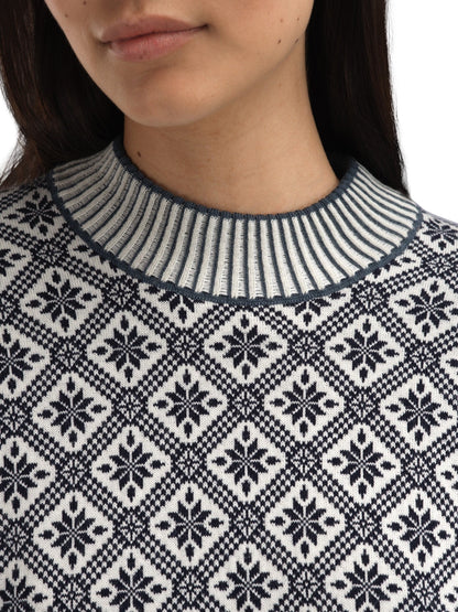 Dale of Norway Langøy Fem Sweater Marine Offwhite