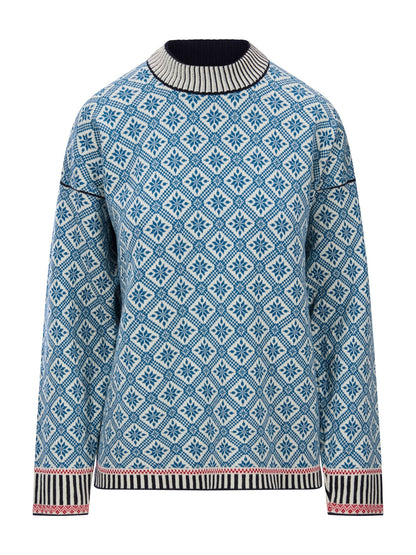 Dale of Norway Langøy Fem Sweater Arctic Blue Offwhite