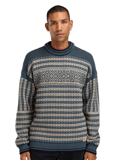 Dale of Norway Ramberg Masc  Sweater Steel Marine Montainstone Sand