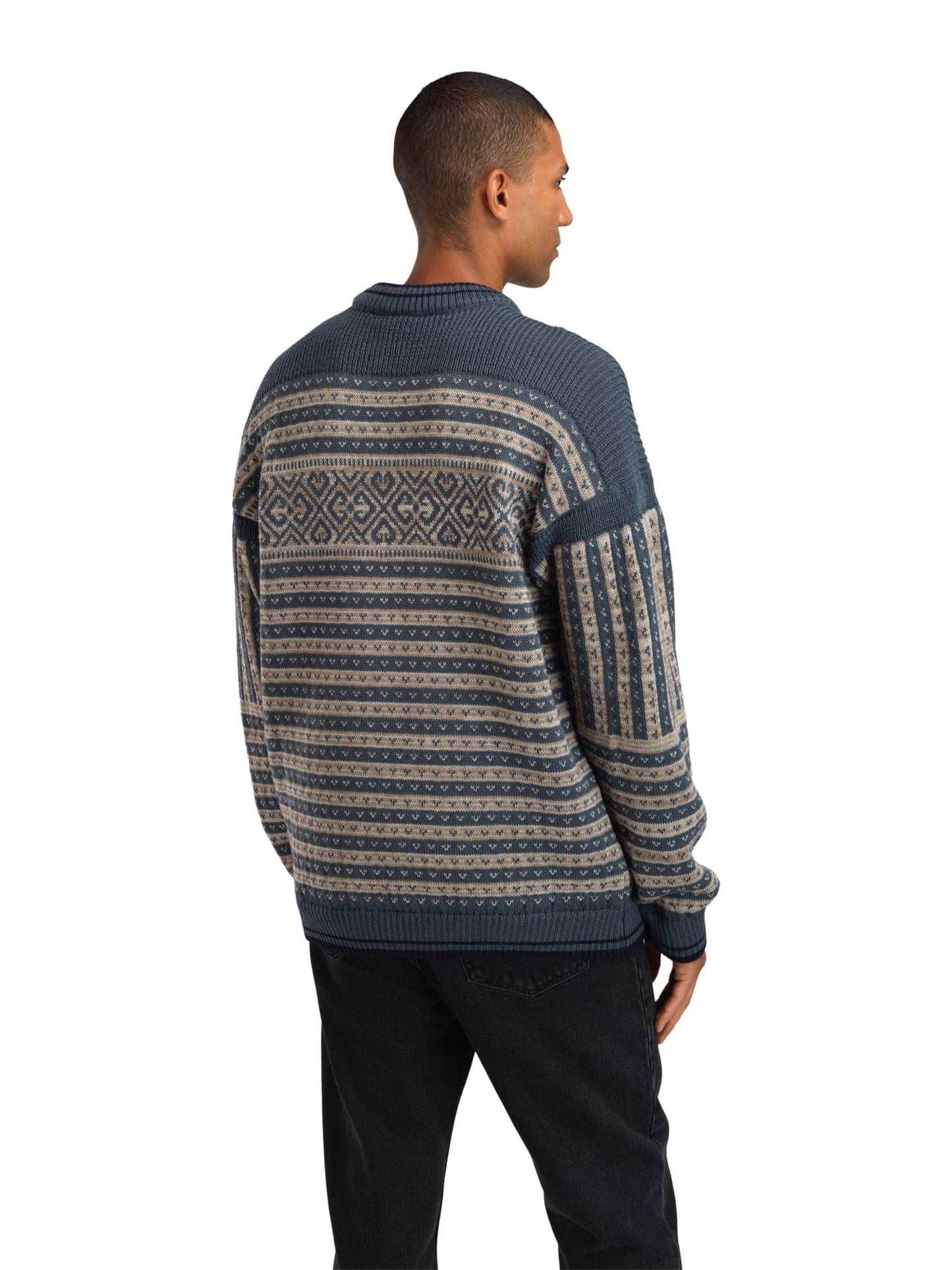 Dale of Norway Ramberg Masc  Sweater Steel Marine Montainstone Sand