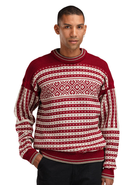 Dale of Norway Ramberg Masc  Sweater Redrose Mountainstone Sand mel