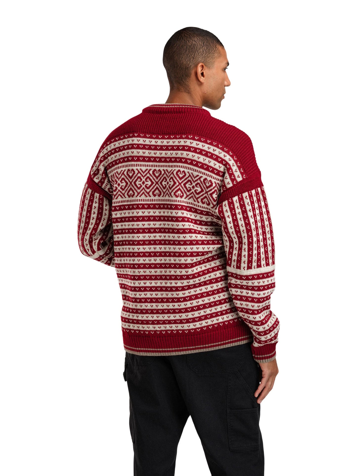 Dale of Norway Ramberg Masc  Sweater Redrose Mountainstone Sand mel