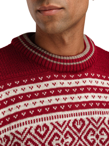 Dale of Norway Ramberg Masc  Sweater Redrose Mountainstone Sand mel