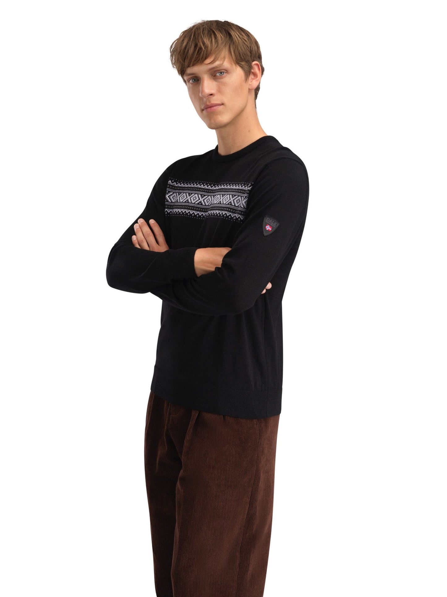 Dale of Norway Sverre Masc Sweater Black white grey