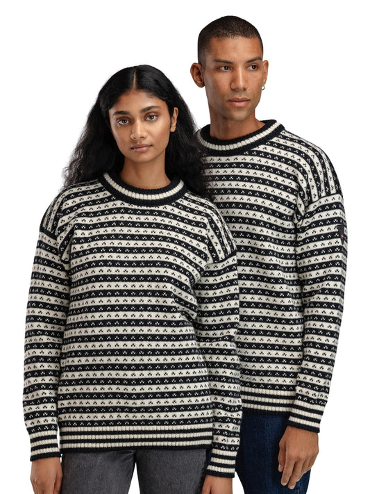 Dale of Norway Skipsleia Unisex Sweater Black Offwhite