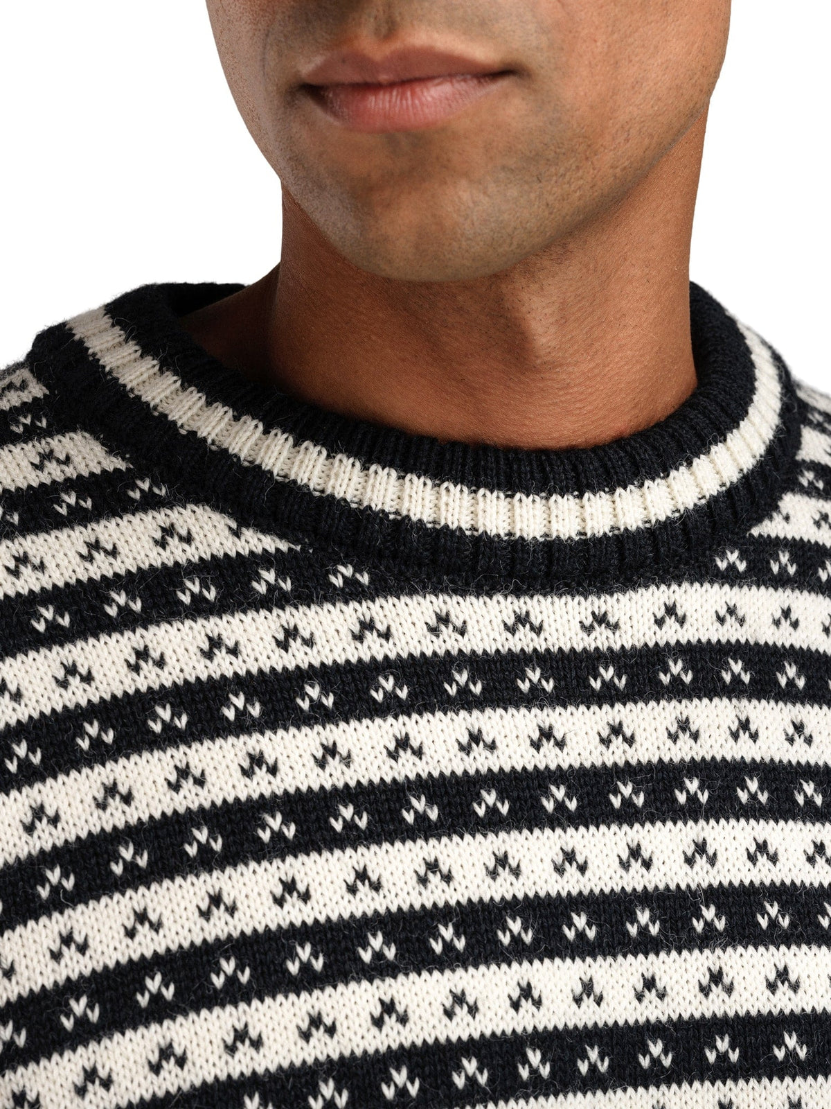 Dale of Norway Skipsleia Unisex Sweater Black Offwhite
