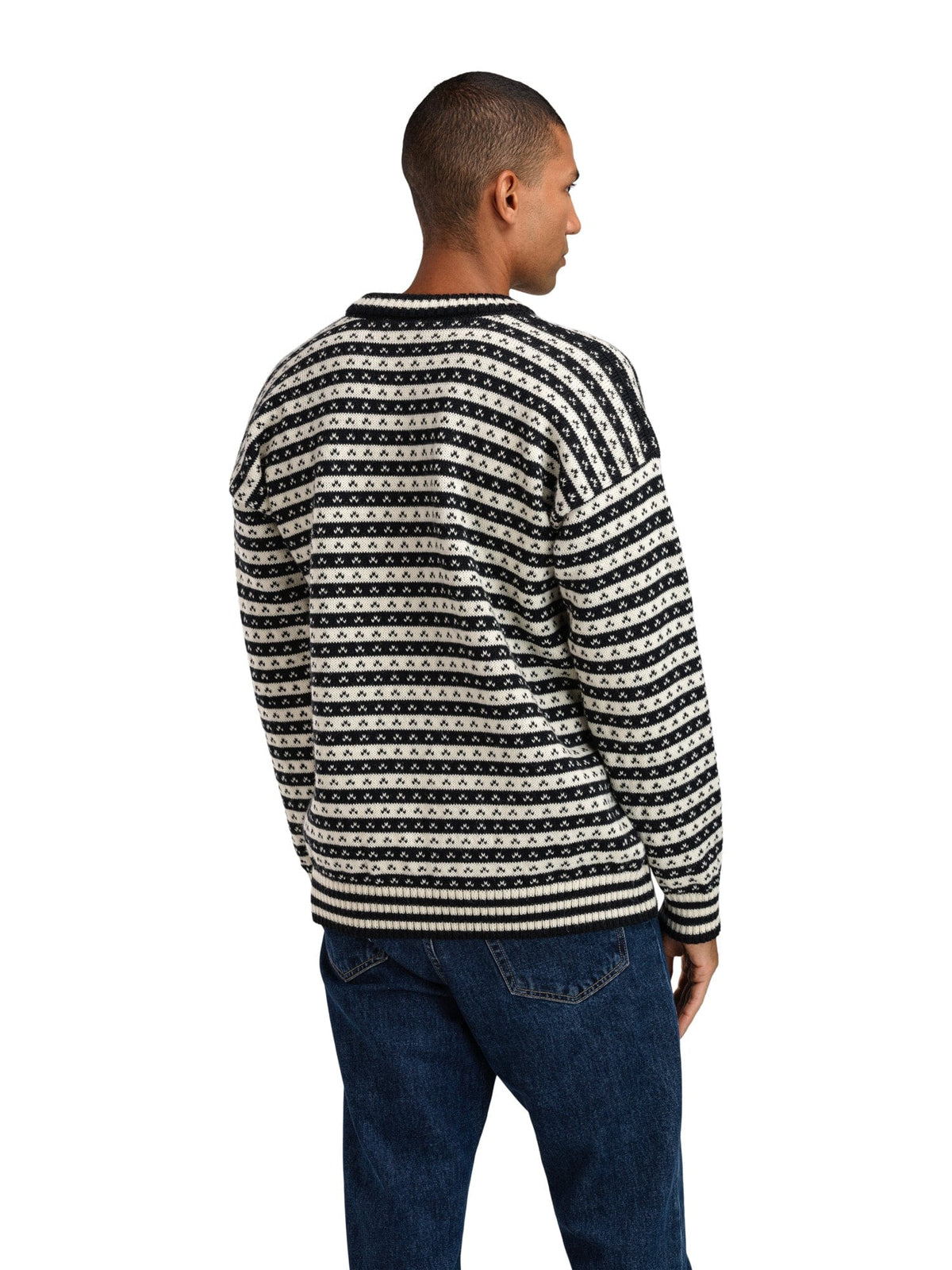 Dale of Norway Skipsleia Unisex Sweater Black Offwhite