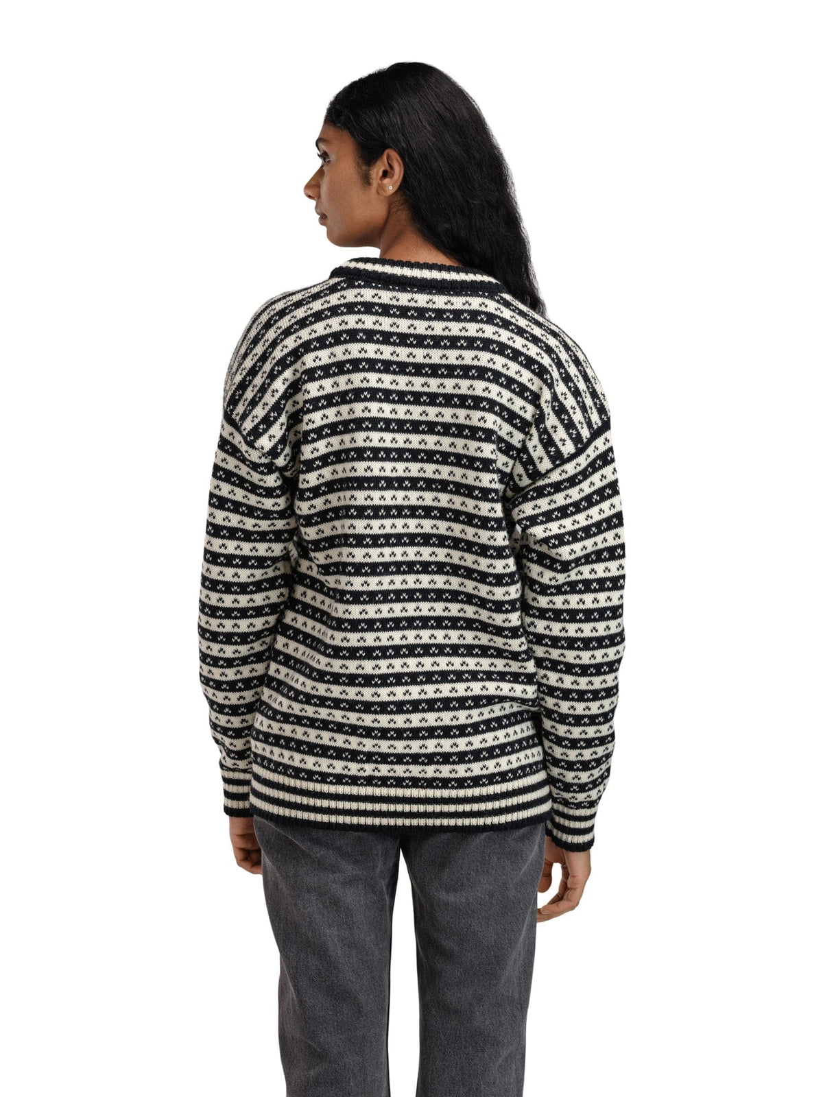 Dale of Norway Skipsleia Unisex Sweater Black Offwhite