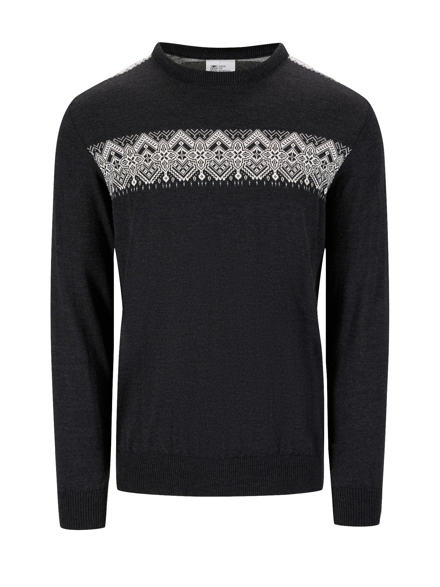 Dale of Norway Stenberg Masculine Sweater Dark Charcoal Offwhite