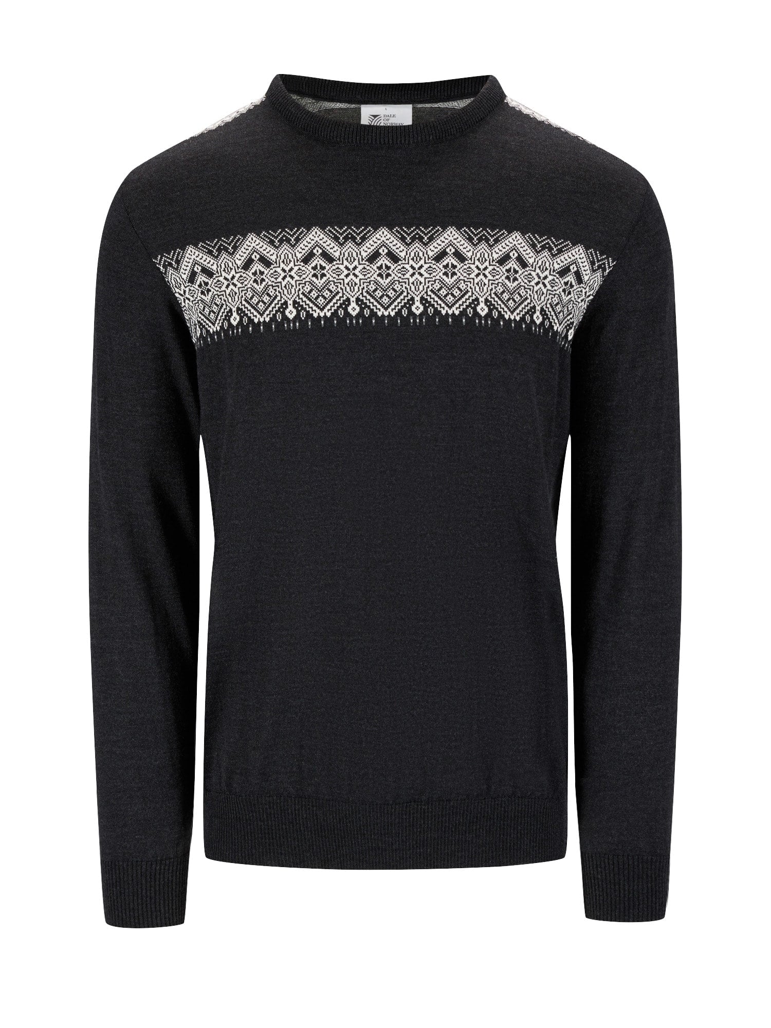 Dale of Norway Stenberg Masculine Sweater Dark Charcoal Offwhite