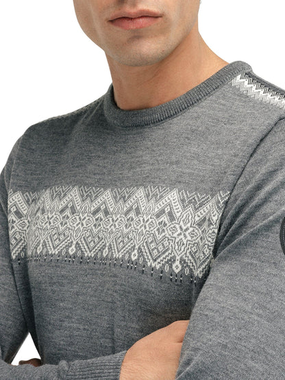 Dale of Norway Stenberg Masculine Sweater Smoke Offwhite Charcoal
