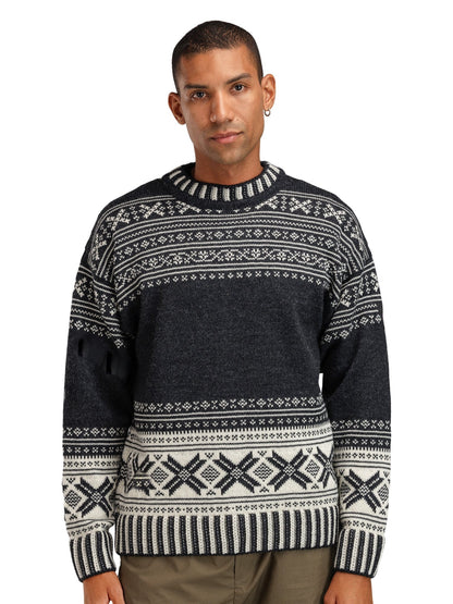 Dale of Norway Torridal Masc Sweater Darkcharcoal Offwhite