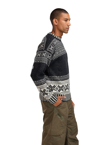 Dale of Norway Torridal Masc Sweater Darkcharcoal Offwhite