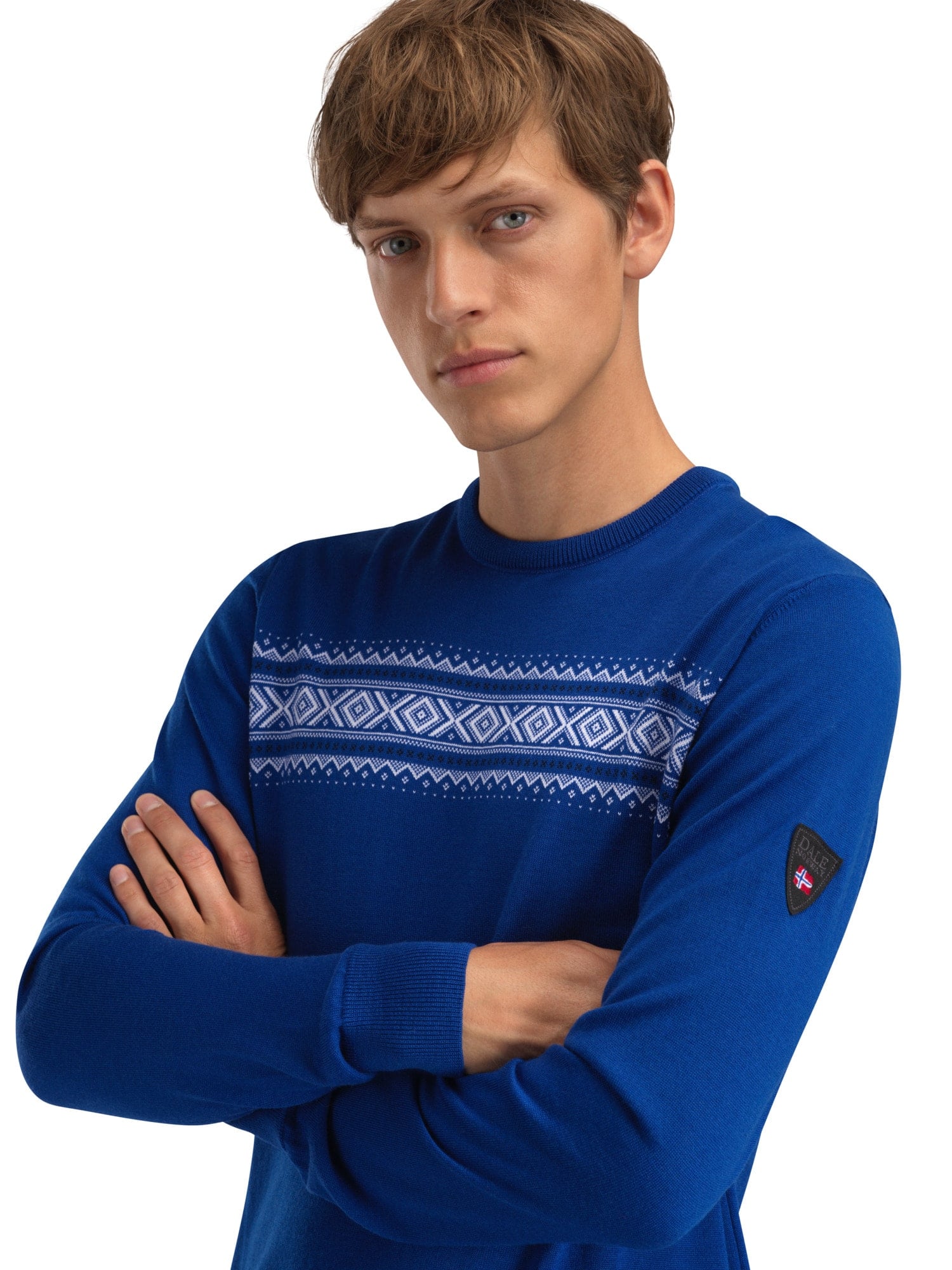 Dale of Norway Sverre Masc Sweater Ultramarine white navy