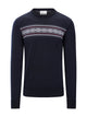 Dark Navy white raspberry
