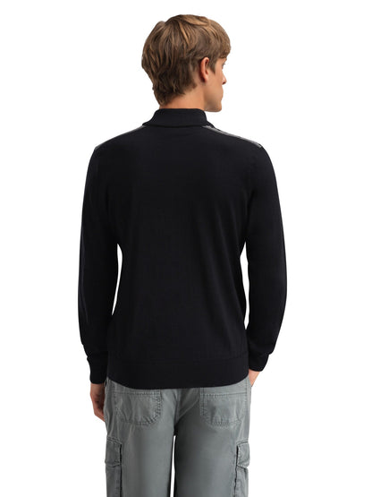 Dale of Norway Liaset Men's Sweater Black Offwhite