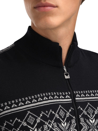 Dale of Norway Liaset Men's Sweater Black Offwhite