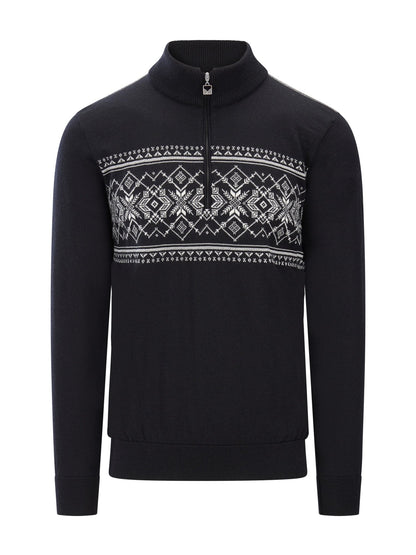 Dale of Norway Liaset Men's Sweater Black Offwhite