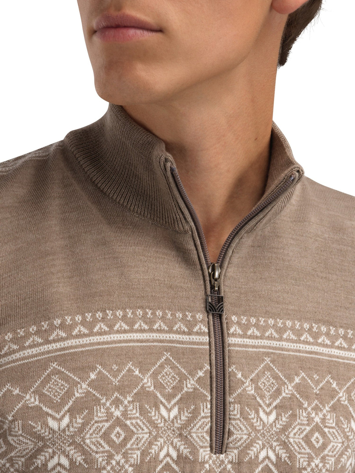 Dale of Norway Liaset Men's Sweater Mountainstone Off White