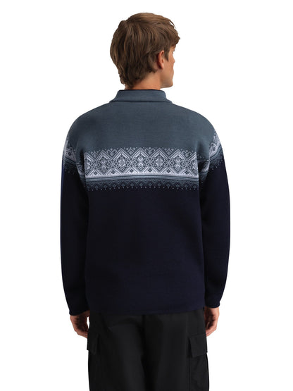 Dale of Norway Moritz Men's Sweater Navy Steel Ice Blue