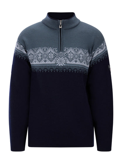 Dale of Norway Moritz Men's Sweater Navy Steel Ice Blue