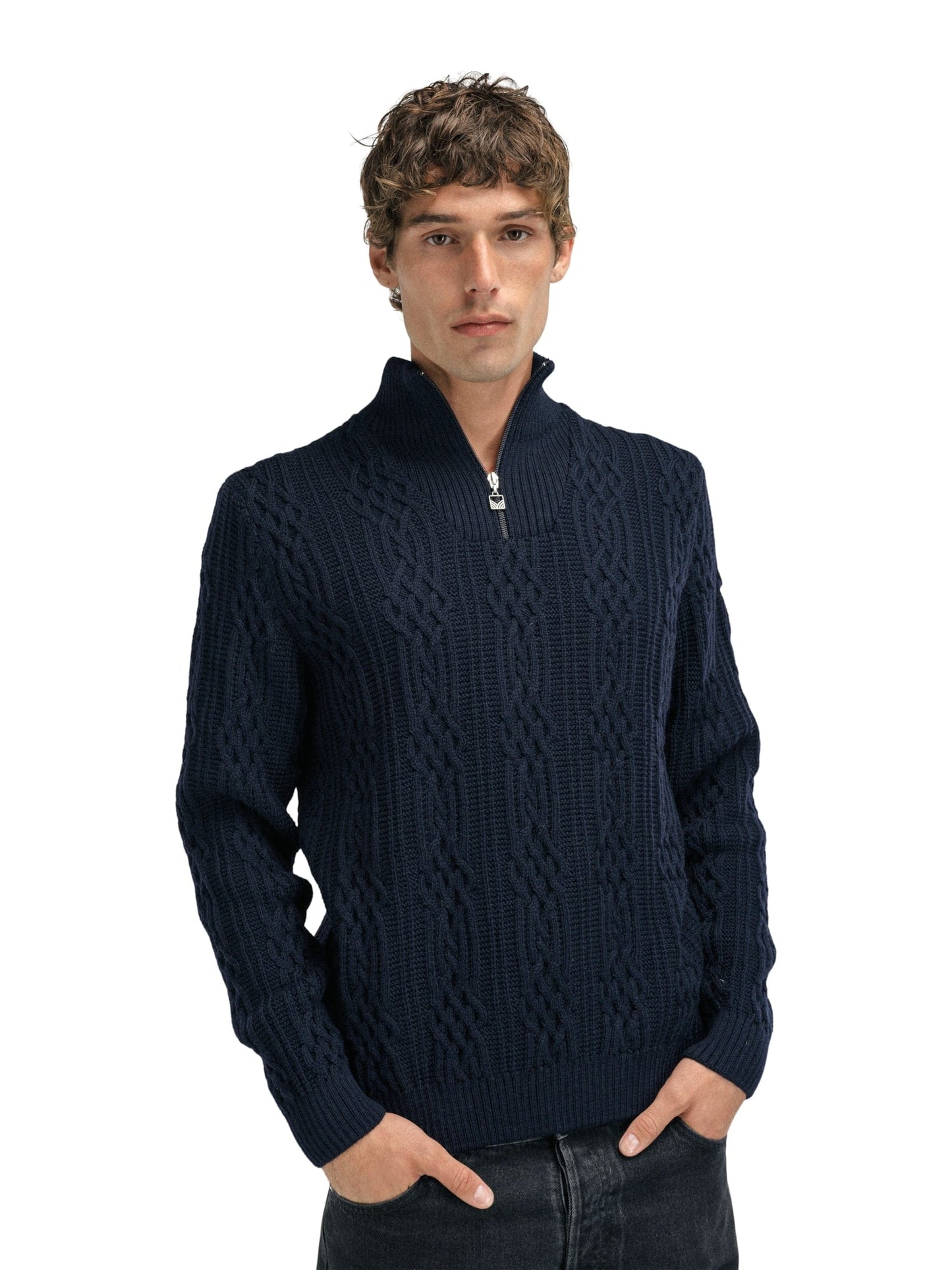 Dale of Norway Hoven Men’s Knit Sweater NAVY