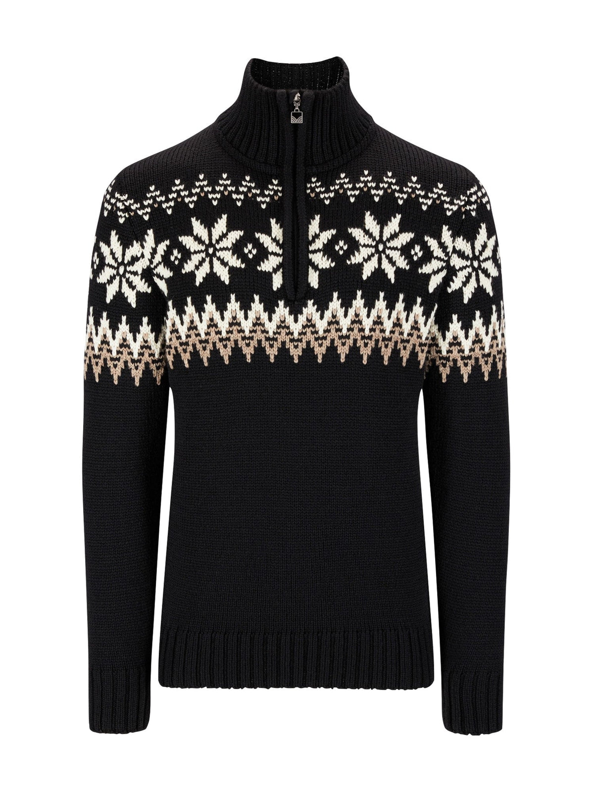 Dale of Norway Myking Masc Sweater Black Brown Offwhite