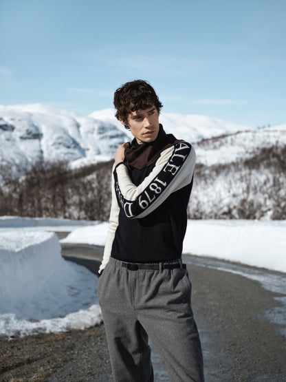 Dale of Norway Skarstind 1879 Masc Sweater Black Offwhite